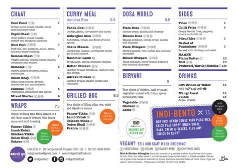 You can get chinese, continental and even thai food, which have, of course, been suitably indianised to suit the local palate. Indigo - Authentic Indian Street Food | BOXPARK Croydon