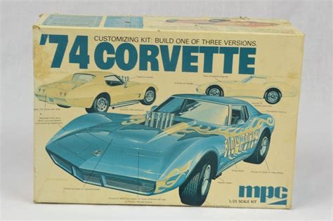 Vintage 1974 Mpc Corvette Customizing Kit Model 125 Rare