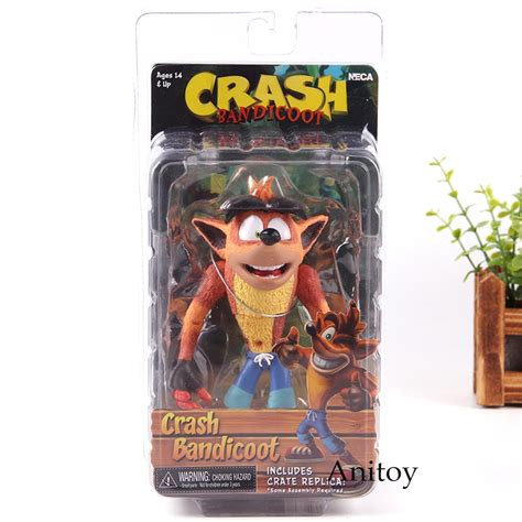 Neca Figures Of Games Crash Bandicoot Movable Action Figure Pvc
