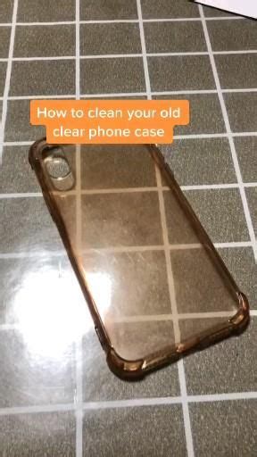 Clean Your Clear Phone Case Video In 2023 Phone Case Diy Paint