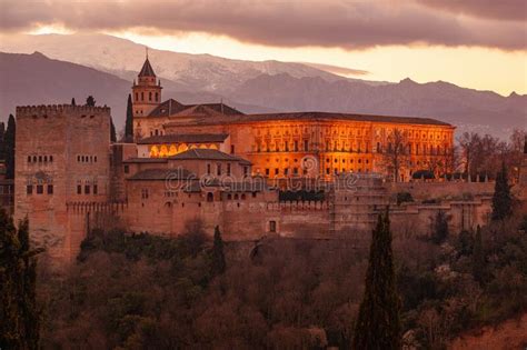 Alhambra Palace In Granada Andalucia Spain Stock Image Image Of