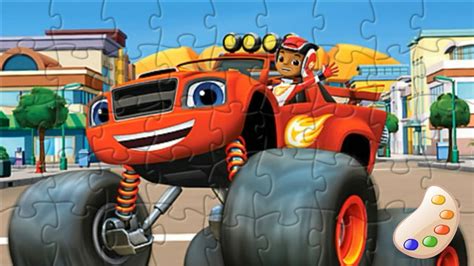 Blaze And The Monster Machines Puzzle Games YouTube