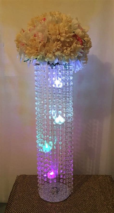 Chandelier Centerpiece For Wedding Chandelier Aisle Markers Etsy