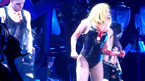 Lady Gaga Teeth Monster Ball Tour London 17th December Youtube