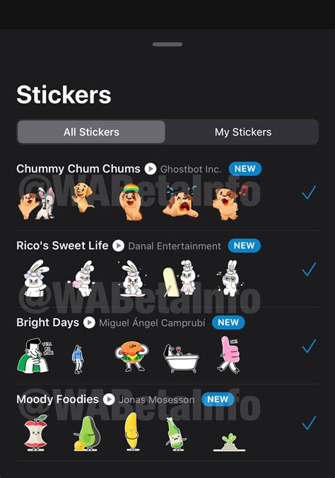 Whatsapp Is Releasing New Animated Sticker Packs Today Wabetainfo