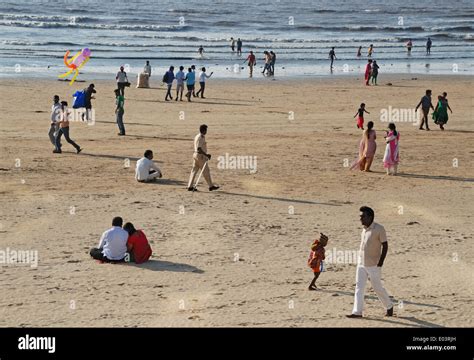 Juhu Beach Mumbai India Stock Photo Alamy