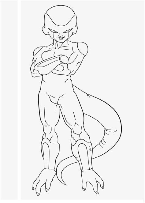 Pages Frieza Coloring Template Sketch Coloring Page