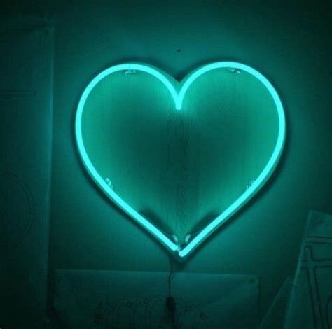Neon Green Heart With Images Mint Green Aesthetic