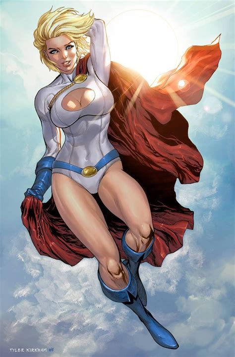 Power Girl By Tyler Kirkham Colours By Arif Prianto Power Girl Dc