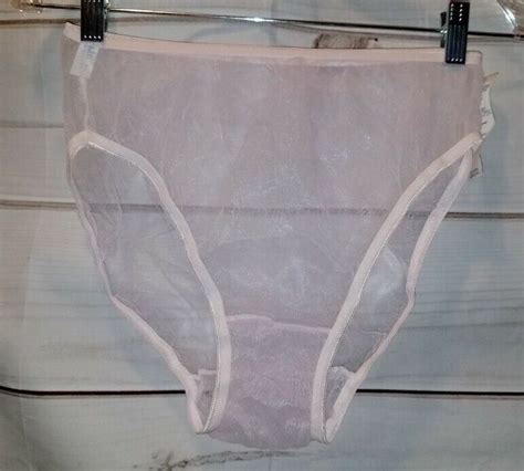Vtg Nwt Nancy King 9 Panties Sexy Underwear Sheer Nylon See Through