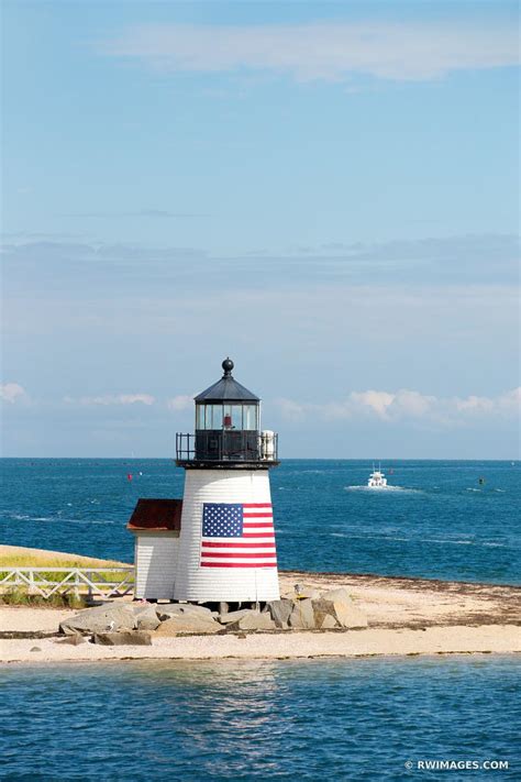 Framed Photo Print Of Brant Point Light Lighthouse Nantucket Color