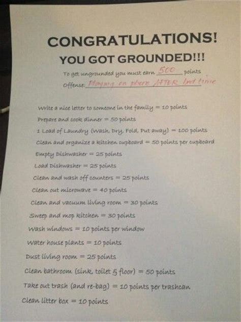 Congratulations You Got Grounded Perfect Way To Punish