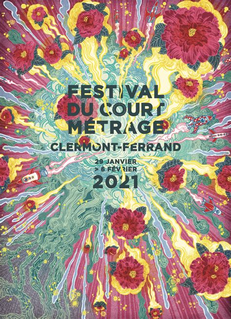 Animations, invités surprises, master class, rencontres avec les. Clermont ISFF | Découvrez l'affiche du festival du court métrage de Clermont-Ferrand 2021 ...