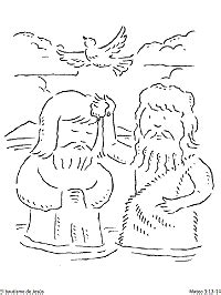 Dibujos para colorear de la Biblia - Nuevo Testamento Pág. 1