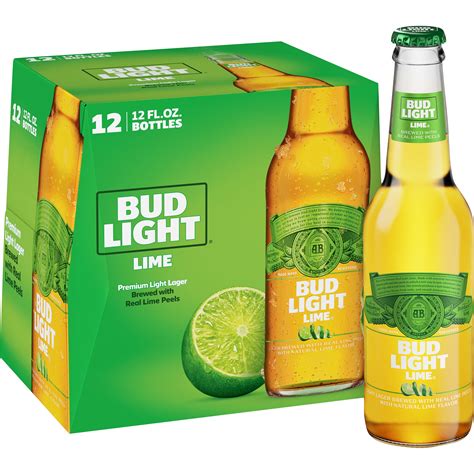 Bud Light Lime Beer 12 Pack Beer 12 Fl Oz Bottles 42 Abv Walmart