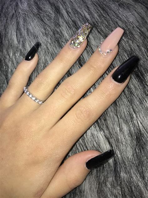 🌺 12 Matte Black Coffin Nail Ideas Trend In Cool 2019 🌺