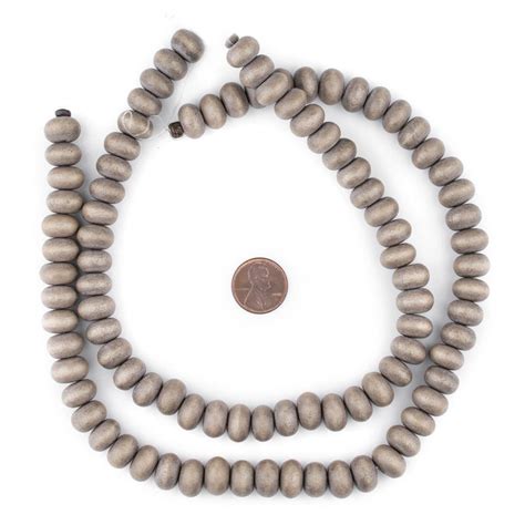 Brown Abacus Natural Wood Beads 8x12mm The Bead Chest