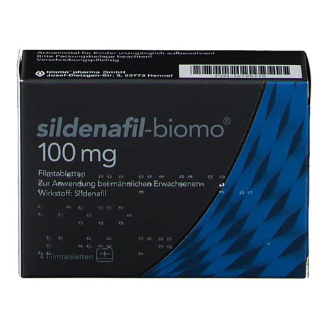 sildenafil-biomo® 100 mg 4 St - shop-apotheke.com