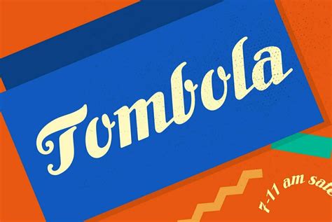 Tombola - Desktop Font & WebFont - YouWorkForThem