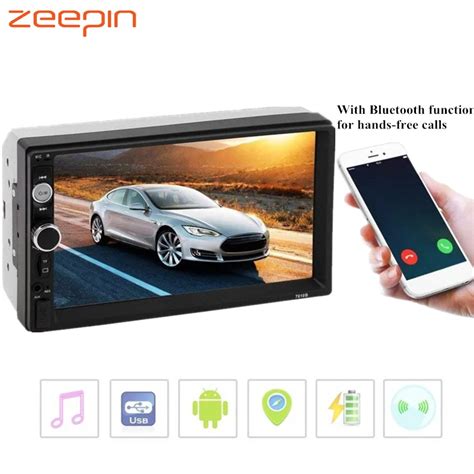 New 7010b 7 Inch Tft Car Audio Stereo Touch Screen 2 Din Mp5 Player
