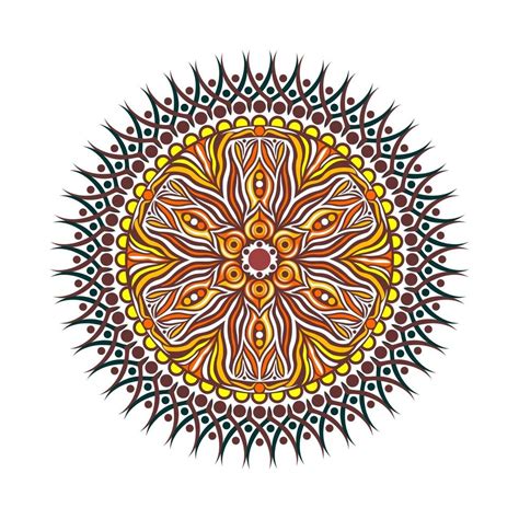 Modern Mandala Art Vector Design With A Beautiful Mix Of Colors 3358141