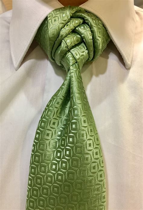 Another Example Of The Fancy Necktie Knot Know As The Scale Or
