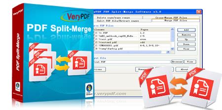 VeryPDF PDF Split-Merge,Split PDF, merge PDF, delete PDF pages