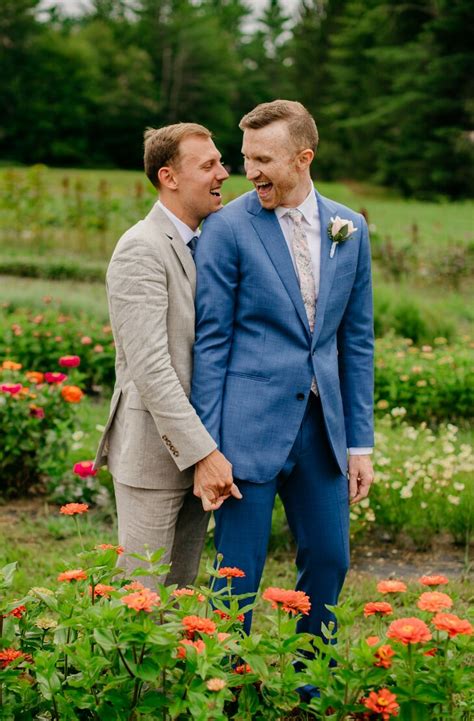 these grooms transformed a field in stowe vermont into a rustic wedding celebration