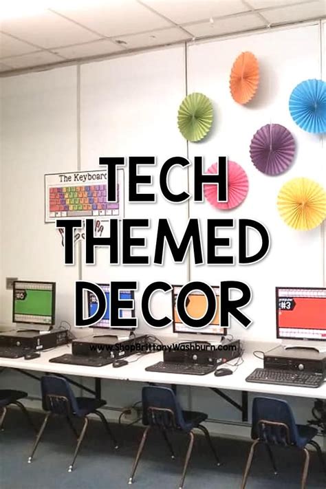 Technology Themed Decor For Classroom Or Computer Lab Video Video