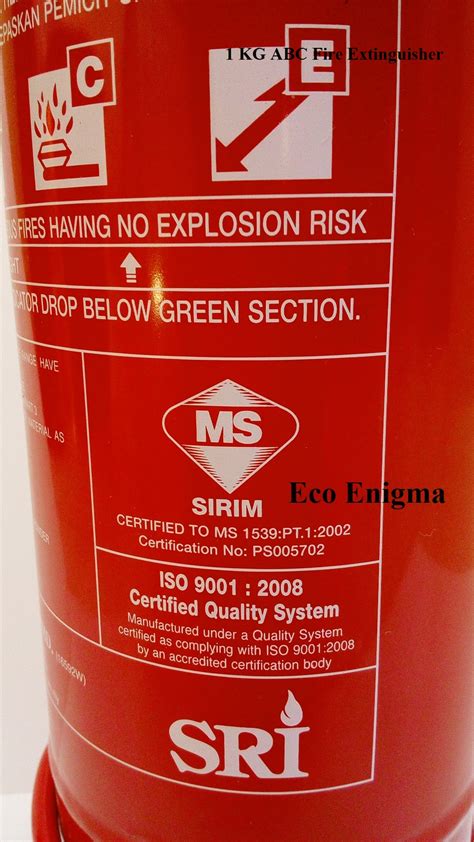 We bring you the original afo automatic fire extinguisher ball.the best and easiest way to protect. SRI 1KG Home & Car Fire Extinguisher ABC Powder (With ...