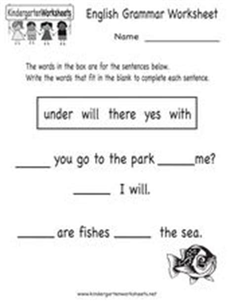 Once your child has master alphabet letter you displaying top 8 worksheets found for fill in the blanks english. Fill In The Blanks-Kindergarten Activity Worksheet for Kindergarten - 1st Grade | Lesson Planet