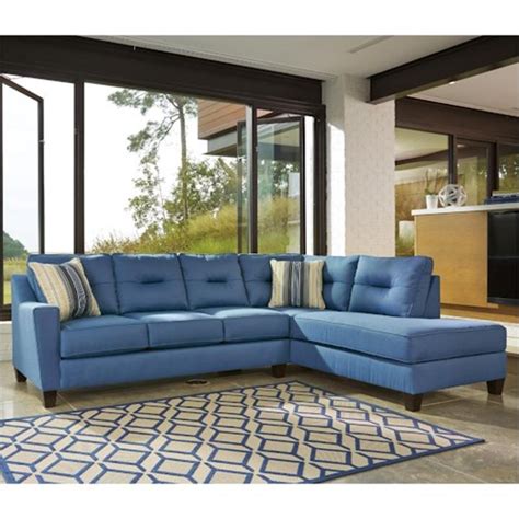 Ashley Furniture Blue Sofa Ashley Furniture Oversized Blue Couch