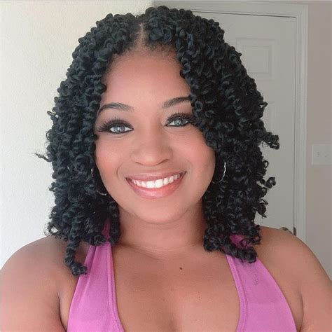 Buy The Bohobabe Crochet Passion Twist Hair Pretwisted Inch Short Pre Looped Passion Twist