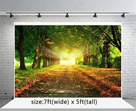 Kate 7x5ft Natural Scenery Photography Backdrops Green Tree Road