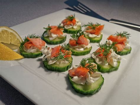 Smoked Trout Cucumber Bites Recipe And Picture By Artesian Trout Farm