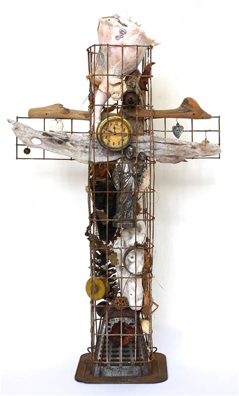 Assemblage Art By Mike Bennion Cruciform Story Box Art