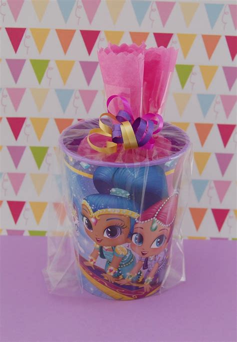 Find all birthday favors for goodie bags including noisemakers, plush, hats, blind packs, games, coloring books & more. Shimmer and Shine Birthday Party Favor Cups Pre-filled ...