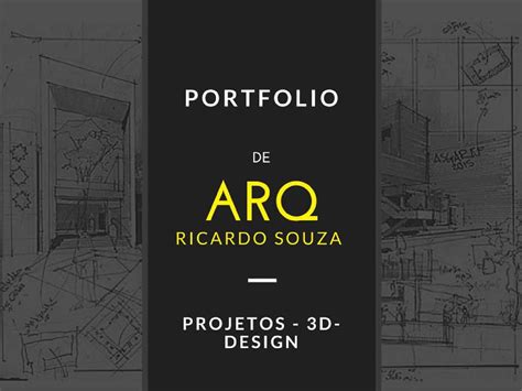 Portfolio Ricardo Souza Jr Portfolio Portfolio Covers Architecture