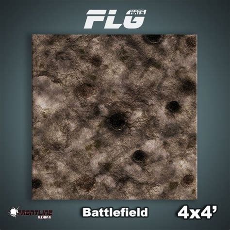 Flg Battlefield Neoprene Gaming Mat 4x4 At Mighty Ape Nz