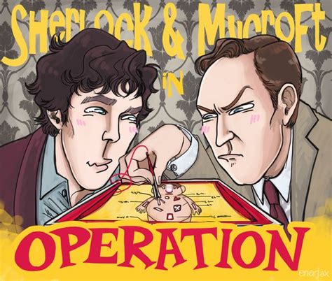 Sherlock And Mycroft In Operation Art Print By Enerjax Sherlock Fanart