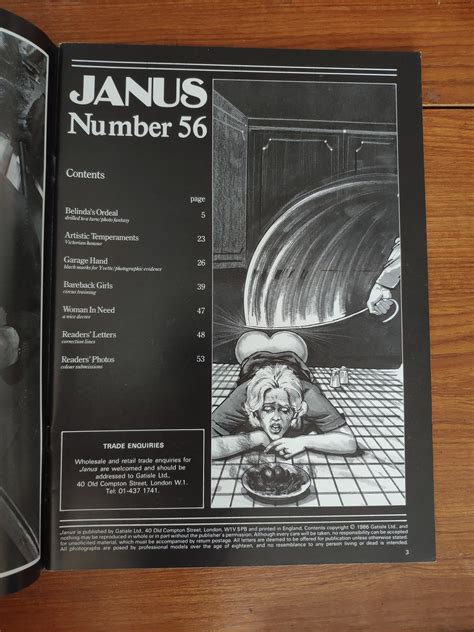 X Vintage Janus Magazine Issue 56 Etsy