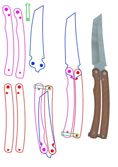 Click to find the best results for tanto knife models for your 3d printer. Tanto balisong | Knife template, Knife patterns, Butterfly knife