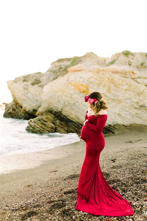 Romantic Beachside Maternity Session Deborah Rene Montana De Oro Ca Megan Helm Photography