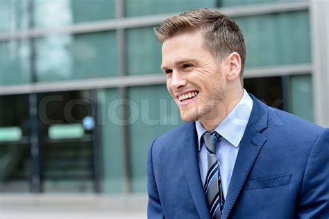 Young Smiling Relaxed Corporate Guy Stock Image Colourbox