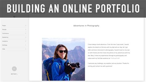 Building An Online Photography Portfolio With Squarespace Youtube