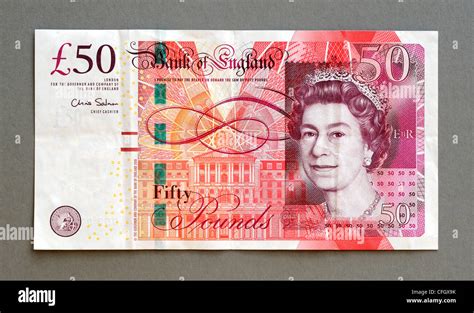 Great Britain Uk 50 Fifty Pound Bank Note Stock Photo Alamy