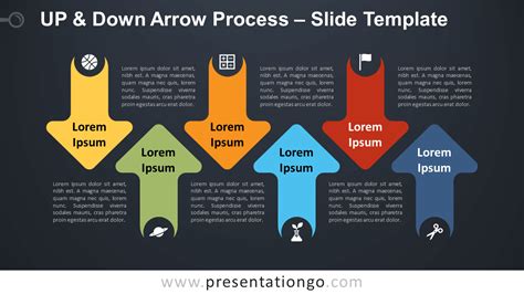 Up Down Arrow Process For Powerpoint And Google Slides Presentationgo