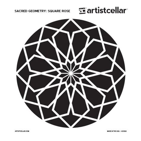 Sacred Geometry Series Stencils Geometric Mandala Tattoo Sacred