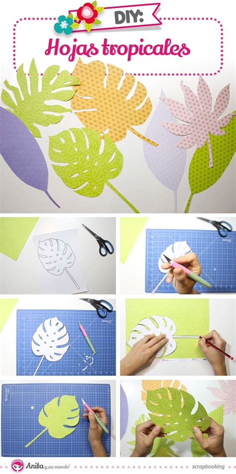Escáner con alimentador automático de documentos (adf)。 DIY: Hojas tropicales con papel de scrapbooking - Handbox Craft Lovers | Comunidad DIY ...