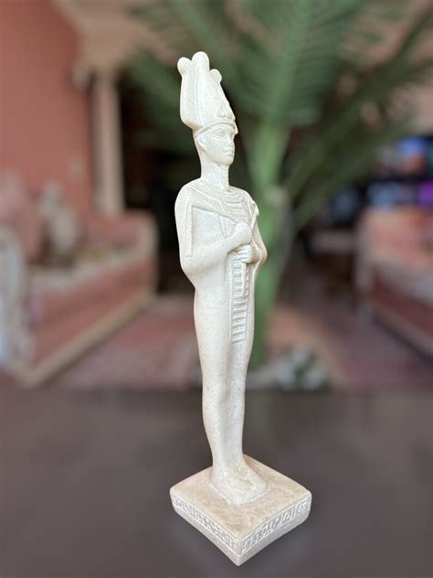 Statue Of Osiris Lord Of The Dead And Deceased Gold Statue Ancient